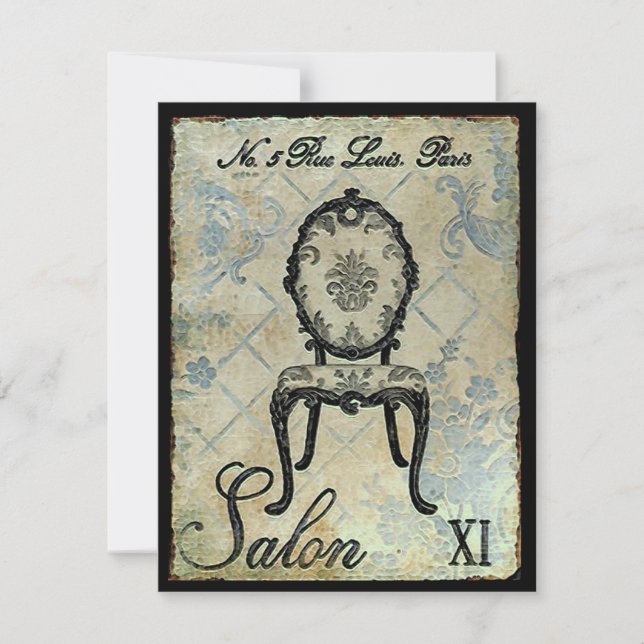 Salon XI ~ Inbjudan (Framsida)