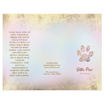 Salonbroschyr för sällskapsdjur