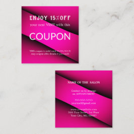 Salonförråd av lyxolja Silver Glitter Rabattkort