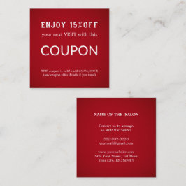 Salonförråd av lyxolja Silver Glitter Rabattkort