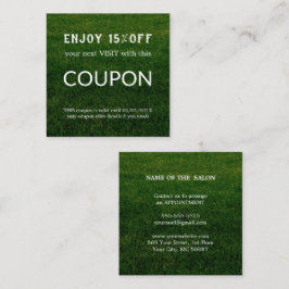 Salonförråd av lyxolja Silver Glitter Rabattkort