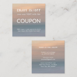 Salonförråd av lyxolja Silver Glitter Rabattkort