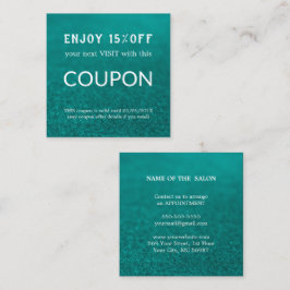 Salonförråd av lyxolja Silver Glitter Rabattkort