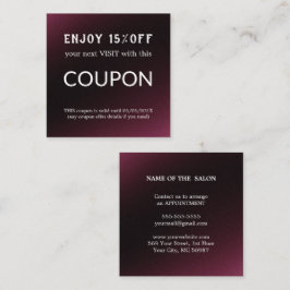 Salonförråd av lyxolja Silver Glitter Rabattkort