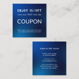 Salonförråd av lyxolja Silver Glitter Rabattkort