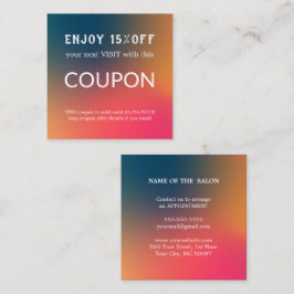 Salonförråd av lyxolja Silver Glitter Rabattkort