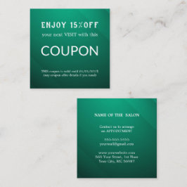 Salonförråd av lyxolja Silver Glitter Rabattkort