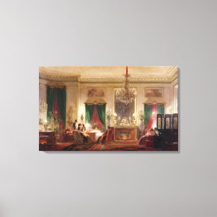 Salong av Princess Mathilde Bonaparte Canvastryck