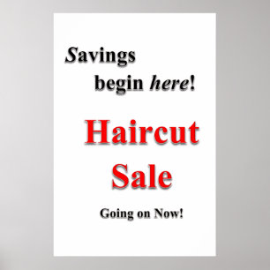Salong Barber Shop Affischer Frisyr Rea Besparinga