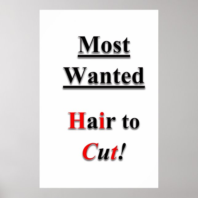 Salong Barber Shop Affischer Frisyrrea Mest Eftert (Framsidan)