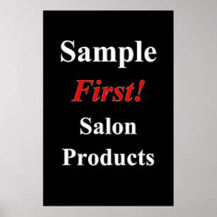 Salong Barber Shop Affischer Sampleförsäljningspro