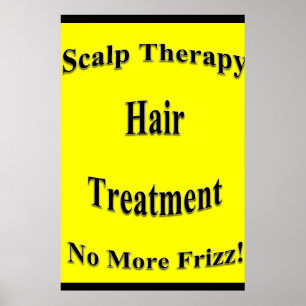 Salong Barber Shop Affischer Scalp Terapi