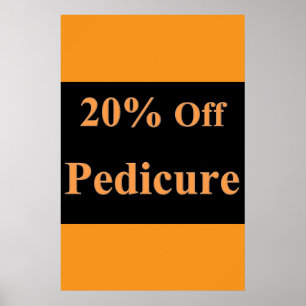 Salong Barber shop posters 20% rabatt Pedikyr