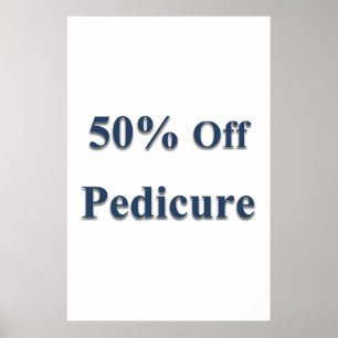 Salong Barber shop posters 50% rabatt Pedicure
