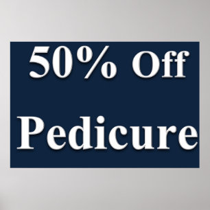 Salong Barber shop posters 50% rabatt Pedikyr Svar