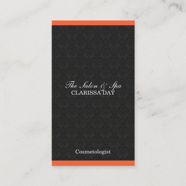 Salong Damask Color Bar Visitkort (Framsida)