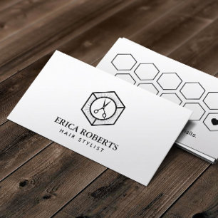 Salong för hår för stylist för hår för lojalitetskort