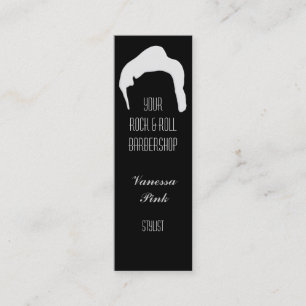 Salong för hårCosmetologybarberare Mini Visitkort