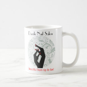Salong för nagel för kaffemuggmall kaffemugg