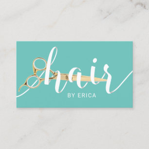 Salong för skönhet för kricka för typografi f visitkort