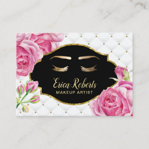 Salong för skönhet för Makeupkonstnär elegant Visitkort