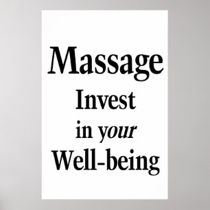 Salong Frisör Affischer Massage Välbefinnande