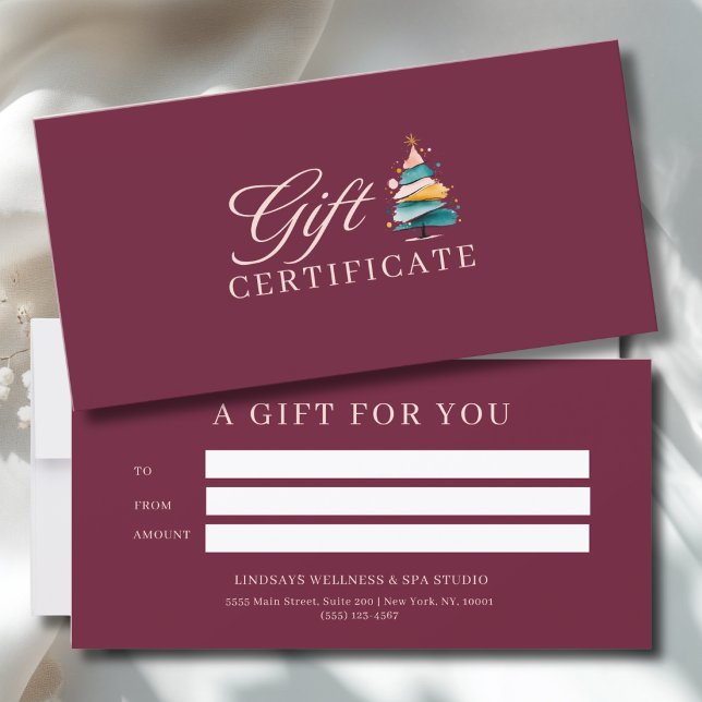 SALONG JULGRAN AFFÄRSINTYG  (SALON CHRISTMAS TREE BUSINESS CERTIFICATE)