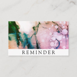 *~*salong & konstnärlig abstrakt för SpaFuschia Tidsbeställning Kort