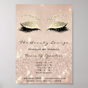 Salong Skinny1 för skönhet för glitter för Poster