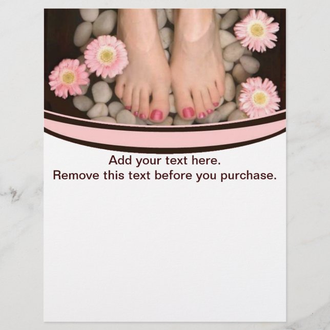 Salong Spa Flyer (Framsidan)