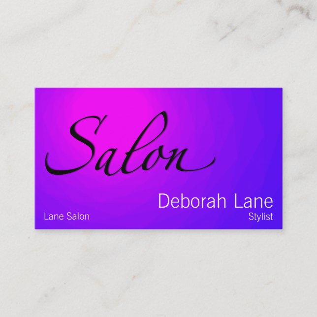 Salong Visitkort (Framsida)