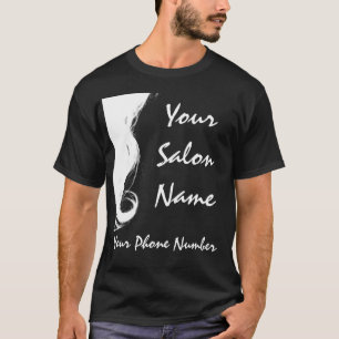 Salongaffärst-skjorta, mall t shirt
