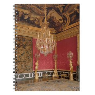 Salongd'Apollonen (Apollo rum) med tapestries Anteckningsbok Med Spiral