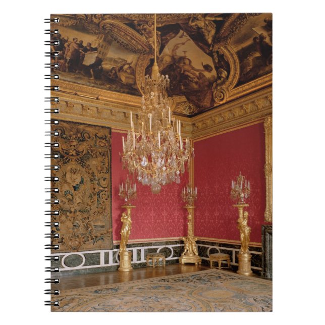 Salongd'Apollonen (Apollo rum) med tapestries Anteckningsbok Med Spiral (Framsidan)