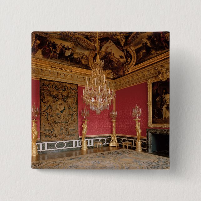 Salongd'Apollonen (Apollo rum) med tapestries Knapp (Framsida)