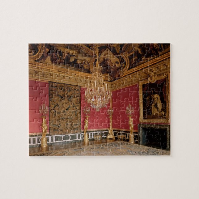 Salongd'Apollonen (Apollo rum) med tapestries Pussel (Horisontell)