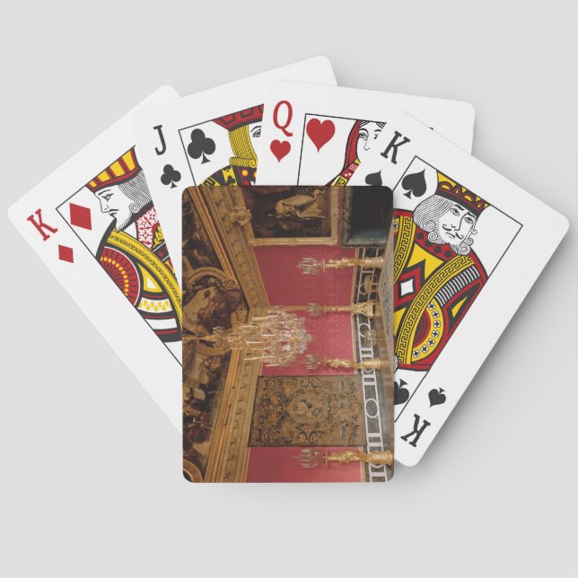 Salongd'Apollonen (Apollo rum) med tapestries Spel Kort (Baksidan)