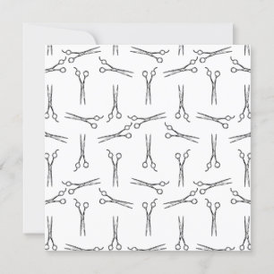 Salonsax Hairdresser Sheets ANPASSNINGSBAR BG FÄRG Inbjudningar