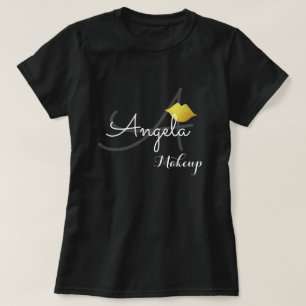 salonuniform (eller för personlig använda) svart t-shirt