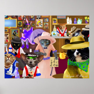 Saloon Figur 1 Poster