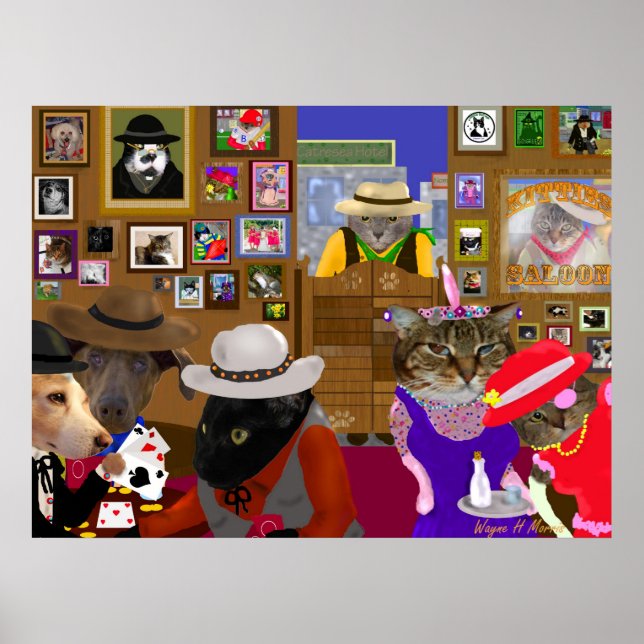 Saloon Figur 3 Poster (Framsidan)