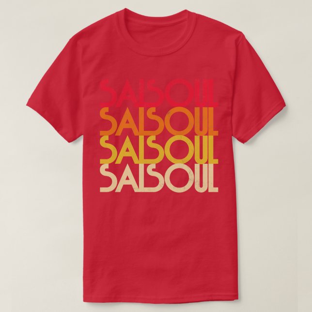 Salown Retro Music Fläkt Design T Shirt (Design framsida)