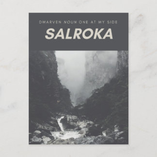 Salroka vycard vykort