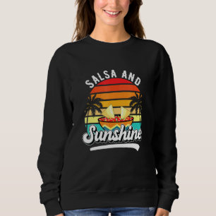 Salsa and Sunshine Vintage Sunset Summer Beach T Shirt