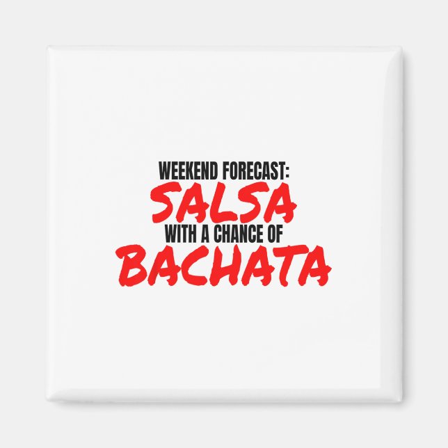 Salsa Bachata Dance Helg Prorecast Bachata Salsa Magnet (Framsidan)