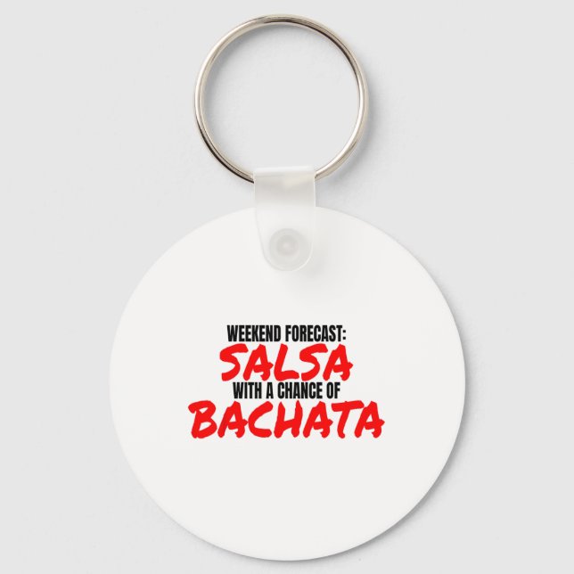 Salsa Bachata Dance Helg Prorecast Bachata Salsa Nyckelring (Framsida)
