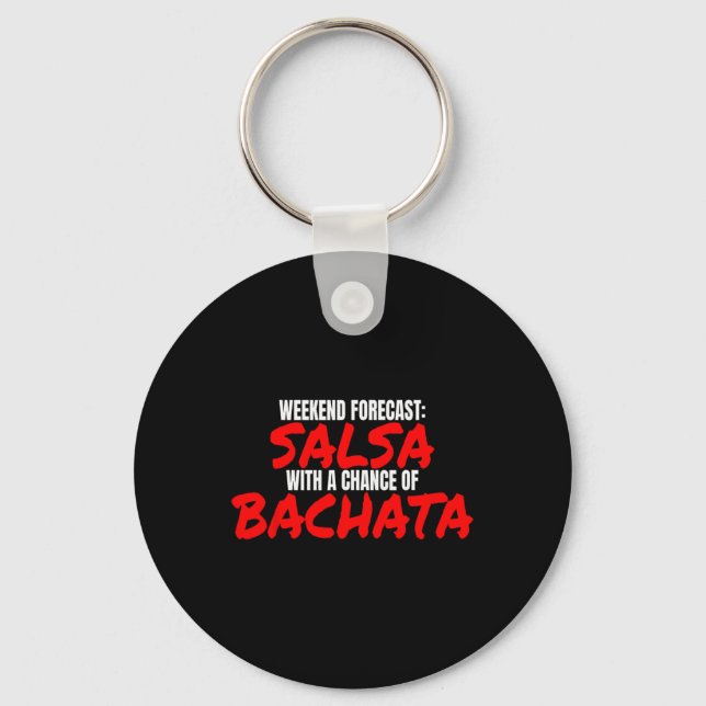 Salsa Bachata Dance Helg Prorecast Bachata Salsa Nyckelring (Framsida)
