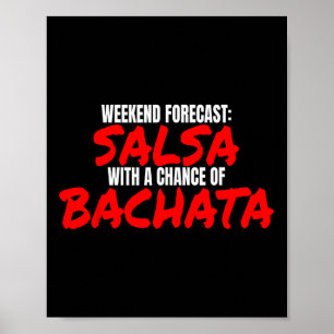 Salsa Bachata Dance Helg Prorecast Bachata Salsa Poster