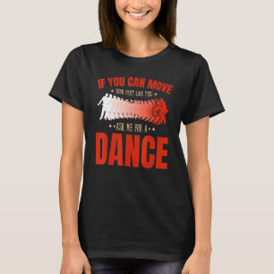 Salsa Bachata Kizomba flyttar din fot till en lati T Shirt