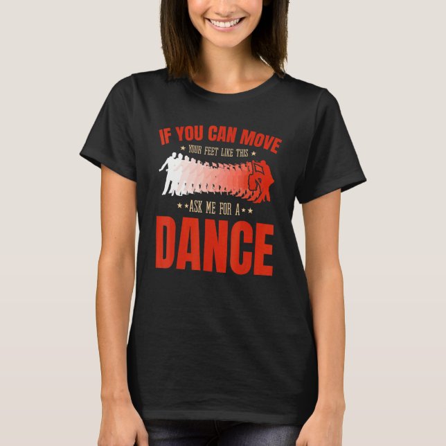 Salsa Bachata Kizomba flyttar din fot till en lati T Shirt (Framsida)